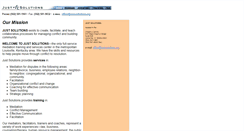 Desktop Screenshot of just-solutions.org